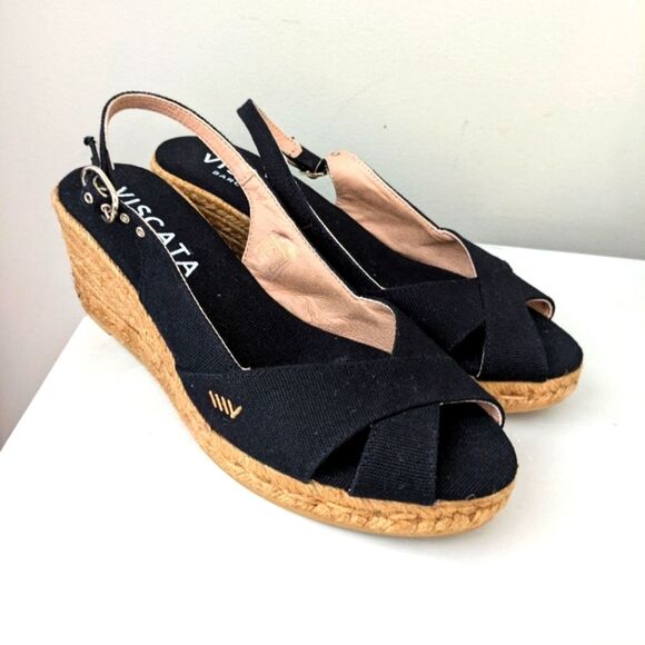 Viscata Barcelona Wedge Heels Size 38 - Picture 1 of 5